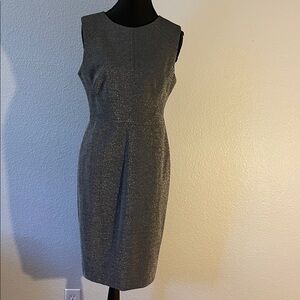 Tommy Hilfiger Shimmering Gray Midi Dress